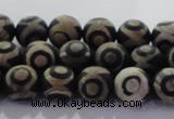 CAG8700 15.5 inches 6mm round matte tibetan agate gemstone beads