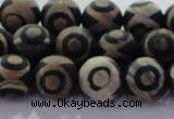 CAG8702 15.5 inches 10mm round matte tibetan agate gemstone beads