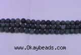 CAG8880 15.5 inches 4mm round matte moss agate beads