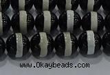 CAG9133 15.5 inches 8mm round tibetan agate beads wholesale