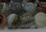 CAG9152 15.5 inches 14mm round line agate beads wholesale