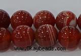 CAG9179 15.5 inches 10mm round line agate beads wholesale