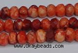 CAG9571 15.5 inches 4*6mm faceted rondelle crazy lace agate beads