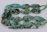 CAG9619 15.5 inches 30*45mm - 35*50mm freeform ocean agate beads