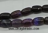 CAG9622 15.5 inches 8*12mm drum dragon veins agate beads wholesale