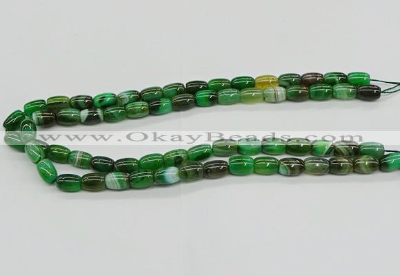 CAG9625 15.5 inches 8*12mm drum dragon veins agate beads wholesale