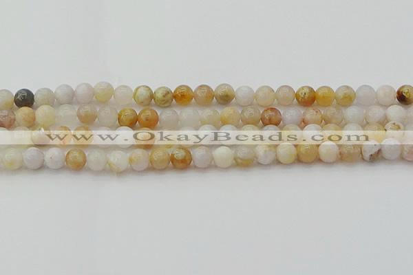 CAG9711 15.5 inches 6mm round colorful agate beads wholesale