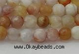 CAG9719 15.5 inches 6mm faceted round colorful agate beads wholesale