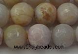 CAG9722 15.5 inches 12mm faceted round colorful agate beads wholesale