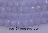 CAG9728 15.5 inches 4mm faceted round blue lace agate beads