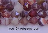 CAG9791 15.5 inches 6mm faceted nuggets botswana agate beads