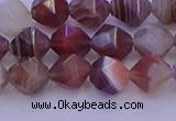 CAG9792 15.5 inches 8mm faceted nuggets botswana agate beads