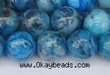 CAG9935 15.5 inches 12mm round blue crazy lace agate beads