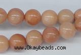 CAJ104 15.5 inches 10mm round red aventurine jade beads wholesale