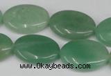 CAJ304 15.5 inches 18*25mm oval green aventurine jade beads