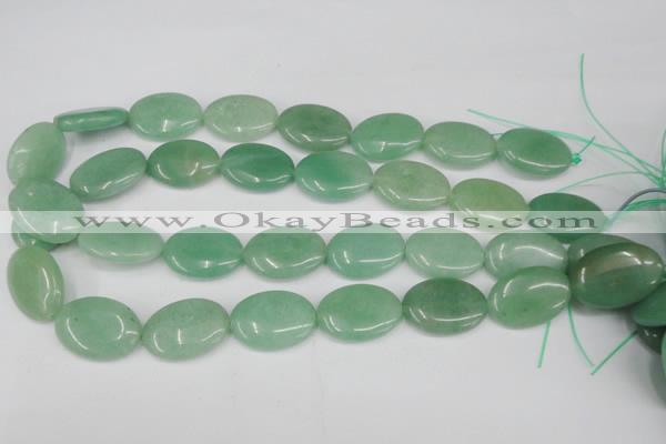 CAJ304 15.5 inches 18*25mm oval green aventurine jade beads