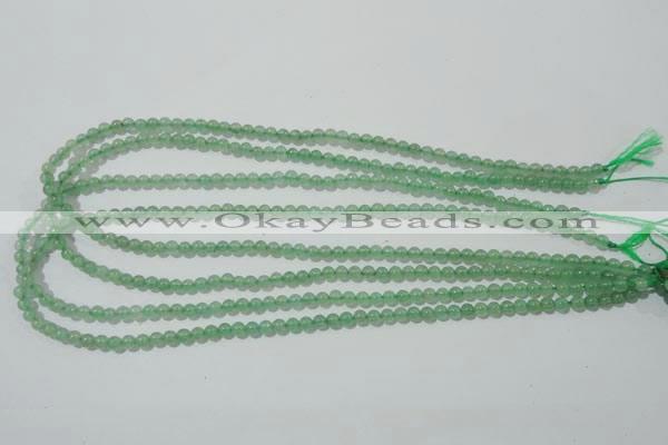 CAJ400 15.5 inches 4mm round green aventurine beads wholesale