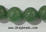 CAJ407 15.5 inches 18mm round green aventurine beads wholesale