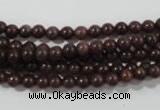 CAJ450 15.5 inches 4mm round purple aventurine beads wholesale