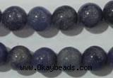 CAJ504 15.5 inches 12mm round blue aventurine beads wholesale