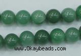 CAJ51 15.5 inches 10mm round green aventurine jade beads wholesale