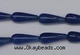 CAJ573 15.5 inches 7*18mm teardrop blue aventurine beads wholesale