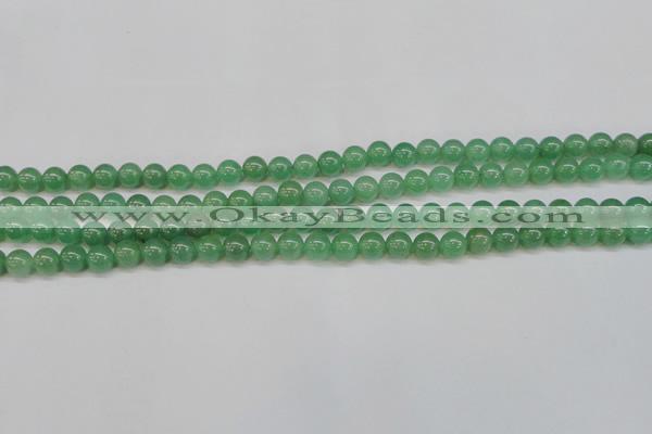 CAJ602 15.5 inches 8mm round A grade green aventurine beads