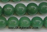 CAJ605 15.5 inches 14mm round A grade green aventurine beads