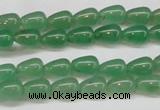 CAJ630 15.5 inches 6*9mm teardrop green aventurine beads