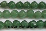 CAJ669 15.5 inches 7*7mm cube green aventurine beads