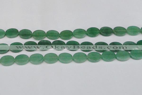 CAJ681 15.5 inches 15*20mm oval green aventurine beads