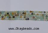 CAM01 4mm round mixed color natural amazonite beads Wholesale