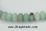 CAM100 15.5 inches 6*10mm rondelle amazonite gemstone beads