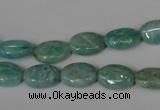 CAM1020 15.5 inches 8*12mm oval natural Russian amazonite beads