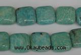 CAM1027 15.5 inches 14*14mm square natural Russian amazonite beads