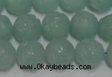 CAM1122 15.5 inches 8mm carved round amazonite beads wholesale