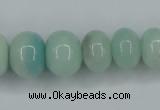 CAM126 15.5 inches multi-size rondelle amazonite gemstone beads