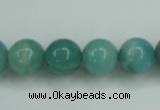 CAM137 15.5 inches 12mm round amazonite gemstone beads wholesale