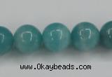 CAM138 15.5 inches 14mm round amazonite gemstone beads wholesale