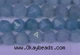 CAM1416 15.5 inches 6mm faceted nuggets Chinese amazonite beads