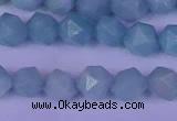 CAM1417 15.5 inches 8mm faceted nuggets Chinese amazonite beads