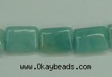 CAM150 15.5 inches 12*16mm rectangle amazonite gemstone beads