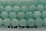 CAM1501 15.5 inches 6mm round natural peru amazonite beads