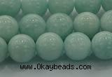 CAM1503 15.5 inches 10mm round natural peru amazonite beads