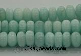 CAM1531 15.5 inches 4*6mm rondelle natural peru amazonite beads