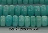 CAM1602 15.5 inches 5*8mm rondelle natural peru amazonite beads