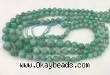 CAM1670 15.5 inches 6mm - 14mm round amazonite graduated beads