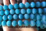 CAM1673 15.5 inches 13.5mm faceted round amazonite gemstone beads