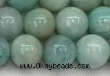 CAM1682 15.5 inches 8mm round natural amazonite beads wholesale