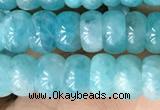 CAM1710 15.5 inches 4*7mm rondelle natural amazonite beads